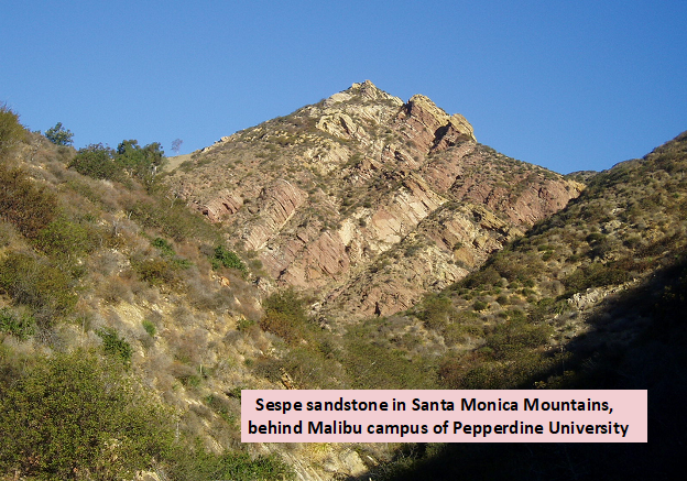 Sespe Sandstone in the Santa Monica Mountains